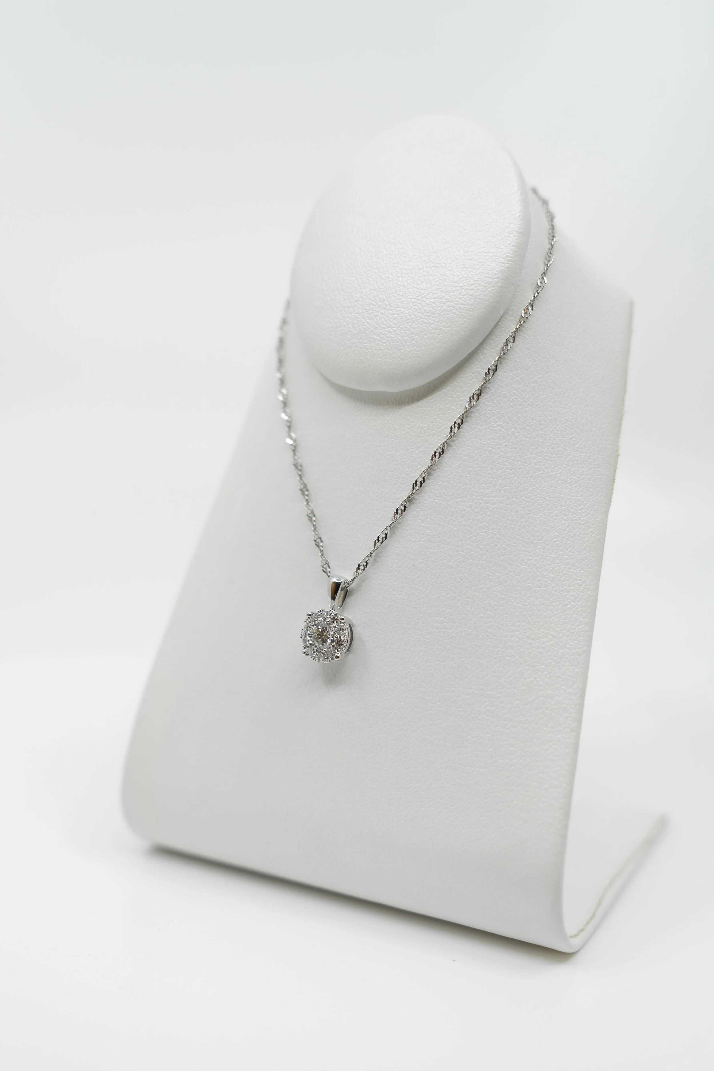 Illusion sales diamond necklace